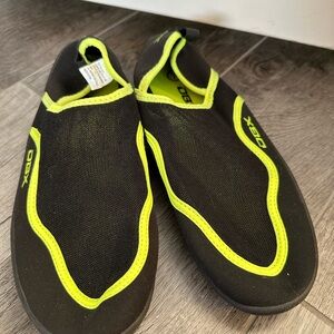 Women’s Black and Yellow Swim Shoes